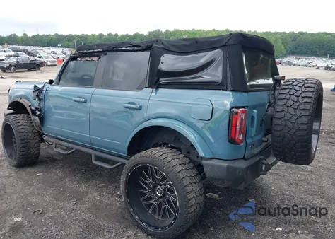 2022 Ford Bronco Outer Banks из США, поврежденный, VIN 1FMDE5BH9NLB11487